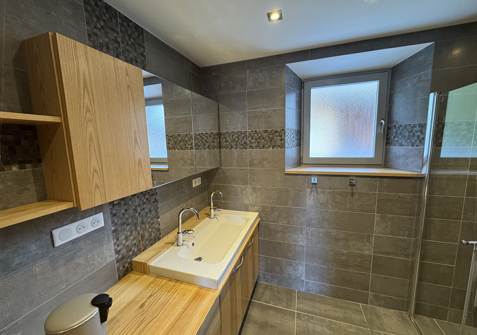 Salle de bains location de vacances La Sauffaz - Entre Lac et Montagnes